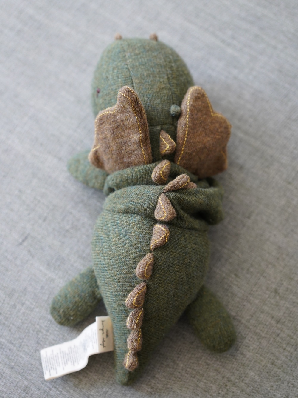 Konges Slojd Musical Dragon Plush - Green